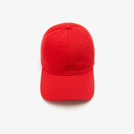 Casquette unisexe Lacoste en twill de coton biologique